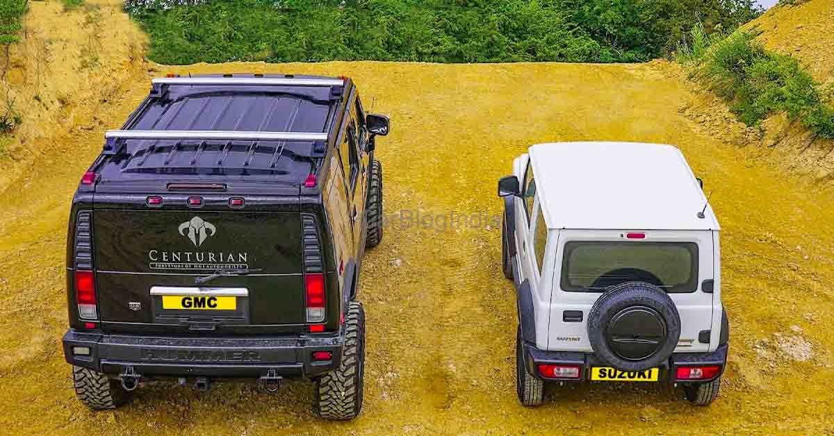 Hummer H2 vs Suzuki Jimny Off Road Comparison