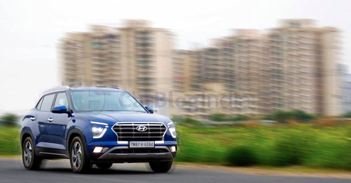 hyundai creta action shot front three quarters