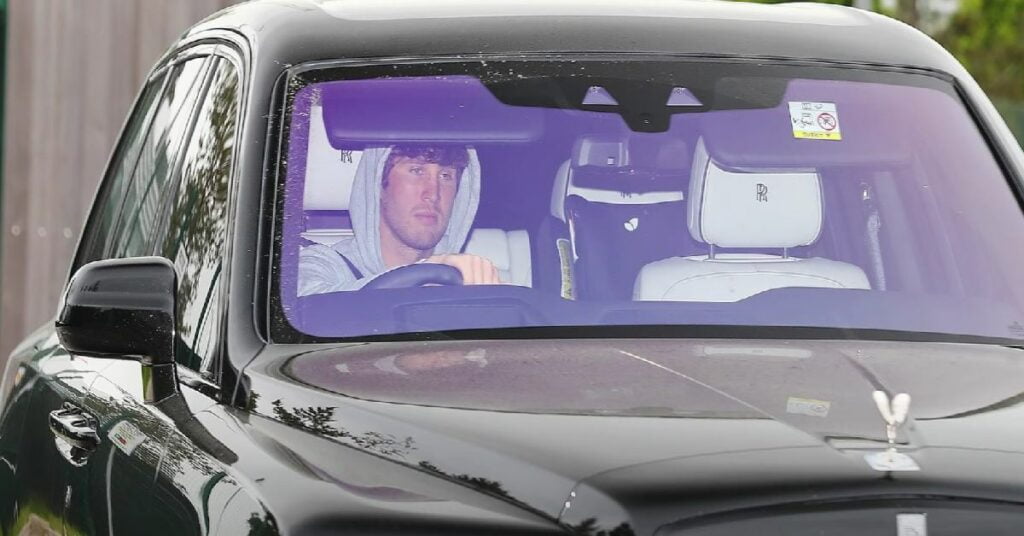 John Stones in his Rolls Royce Cullinan