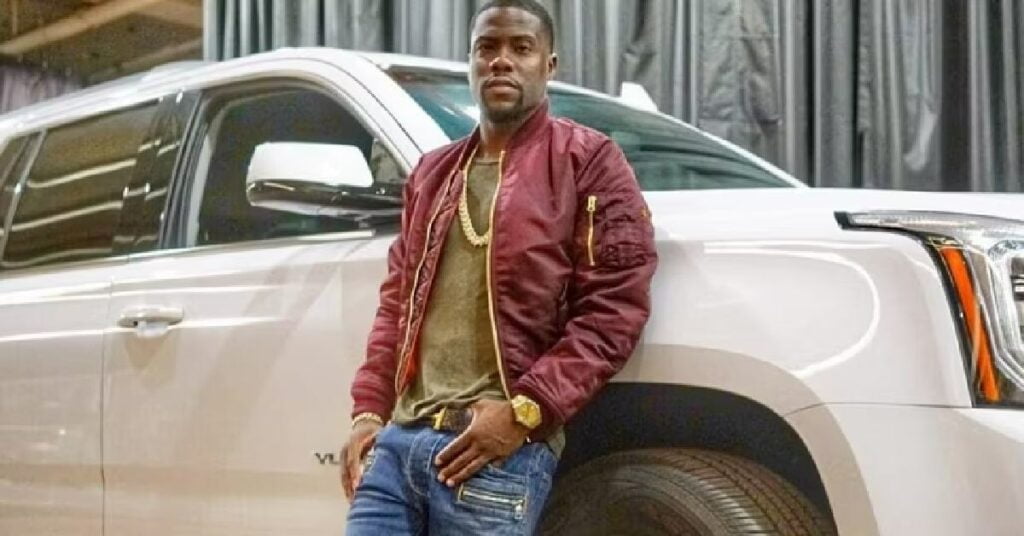 Kevin Hart with his GMV Yukon XL Denali