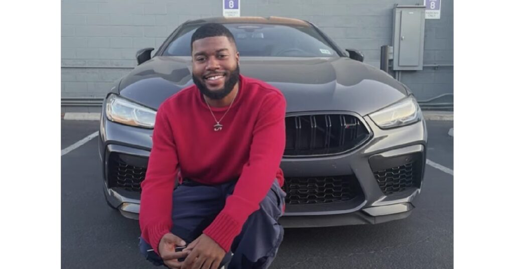 Khalid with his BMW M8 Competition