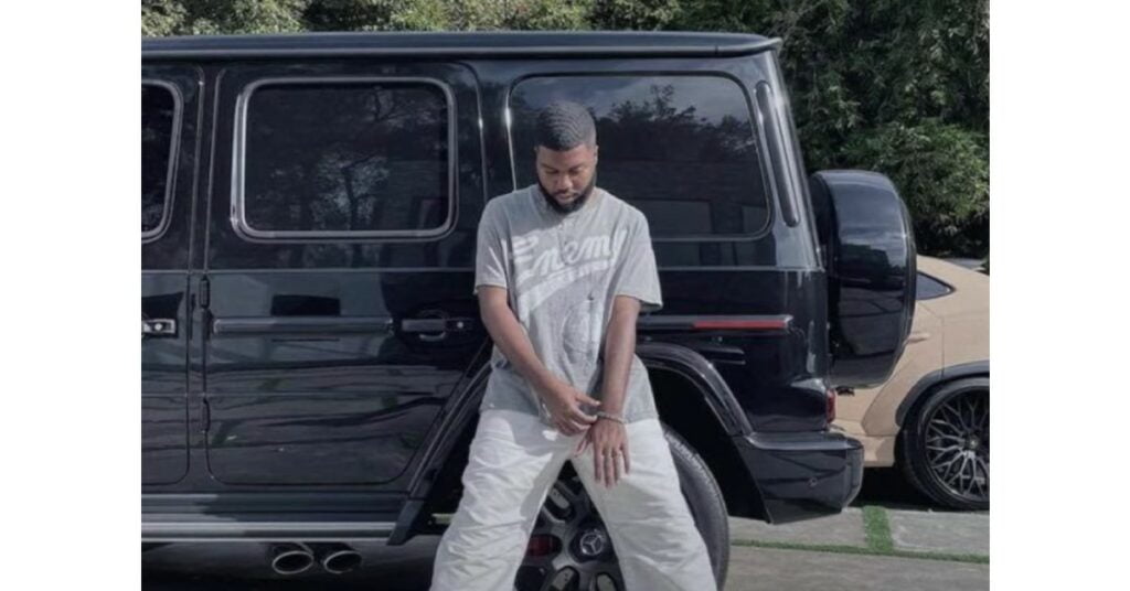 Khalid with his Mercedes-AMG G63