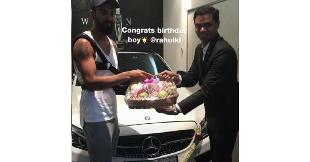 Mercedes benz Amg C43 of Kl Rahul