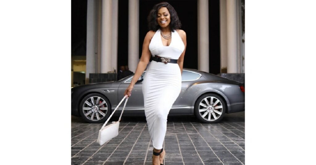 Lerato Kanyago with her Bentley Continental GT