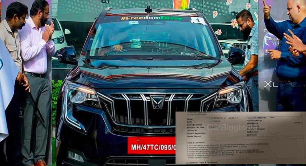 mahindra xuv700 2099 delivery date
