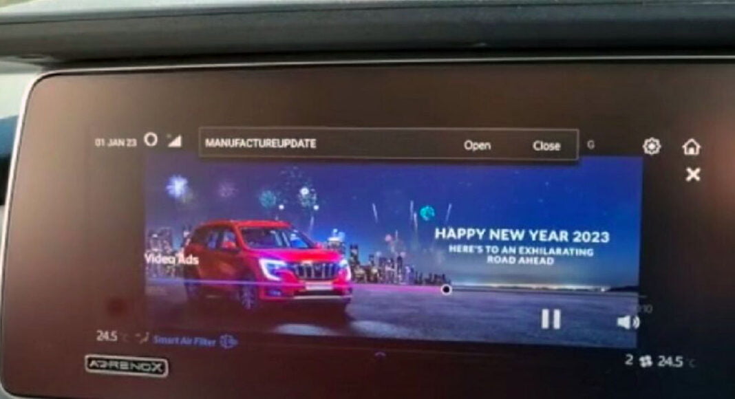 Mahindra XUV700 New Year Message