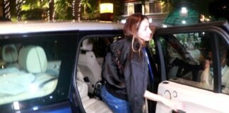 Malaika Arora Seen with her Range Rover Vogue
