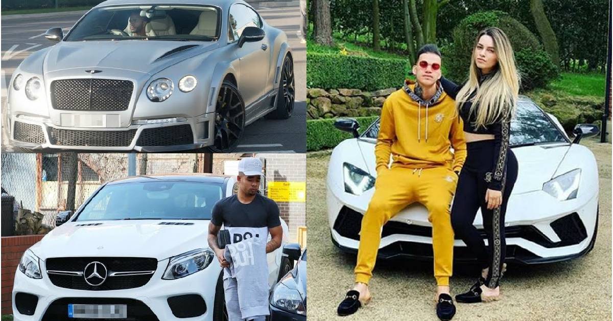car collection of manchester city players