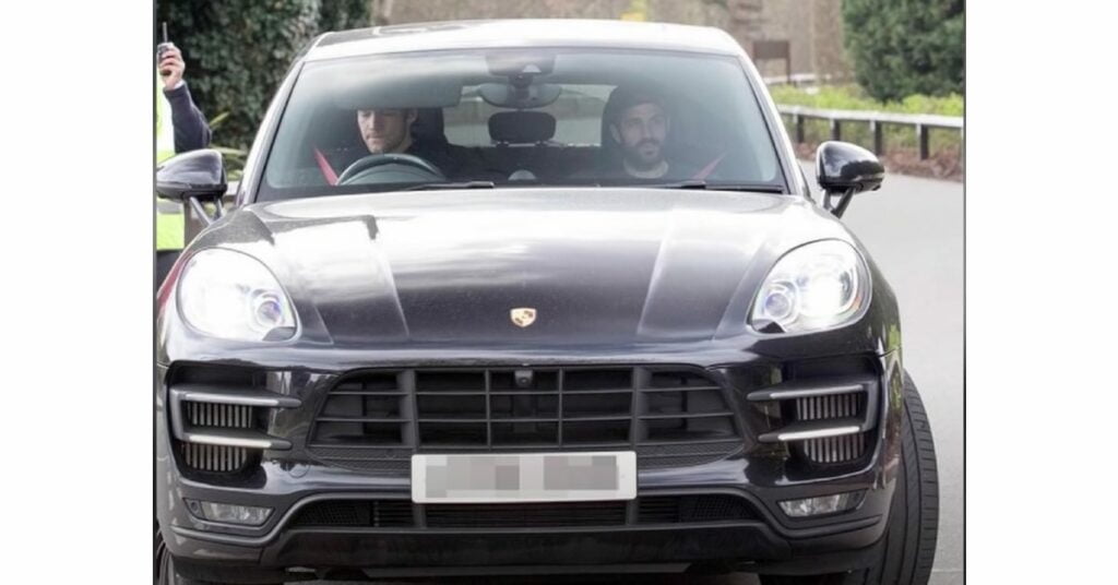 Marco Alonso with his Porsche Cayenne