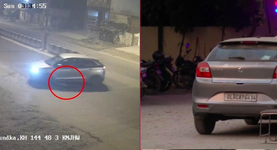 maruti baleno accident drags 20-year-old