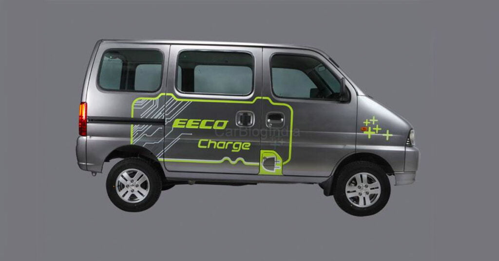 maruti ecco charge ev side profile