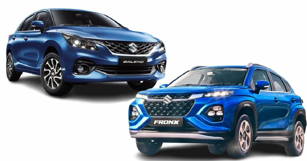 Maruti Fronx vs Baleno Comparison