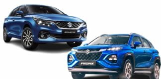 Maruti Fronx vs Baleno Comparison