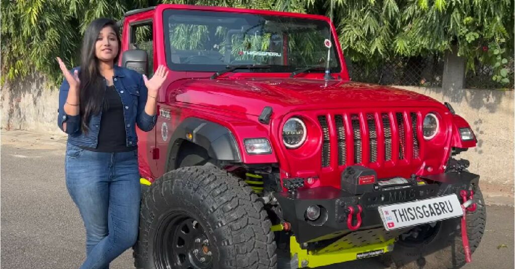 Modified Mahindra Thar Looks Bigger Than Ford Endeavour