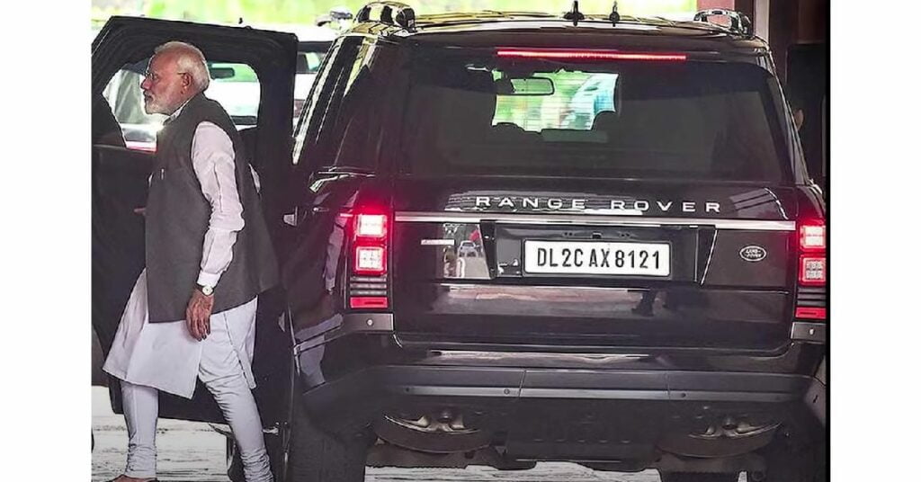 PM Narendra Modi Range Rover Sentinel