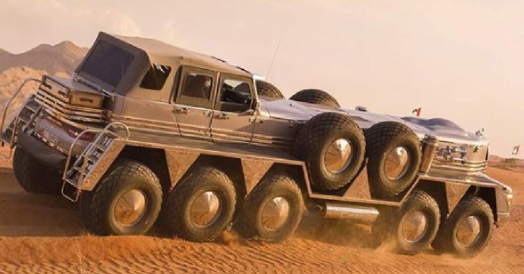 Longest SUV in the World of Rainbow Sheikh