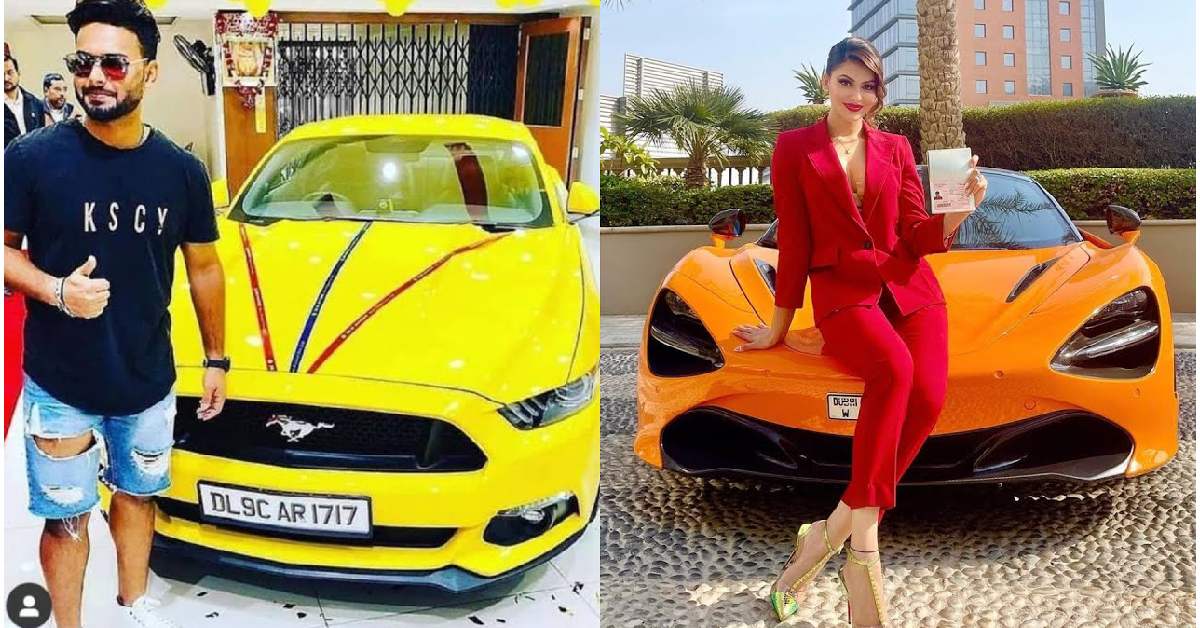 rishabh pant vs urvashi rautela car collection comparison