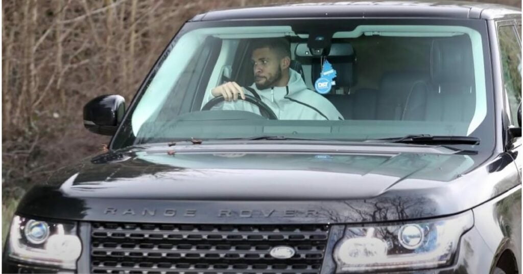 Ruben Loftus-Cheek with his Range Rover