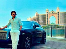 shahrukh khan rolls royce dubai