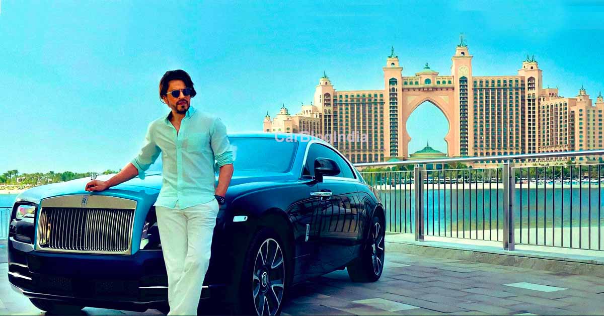 shahrukh khan rolls royce dubai