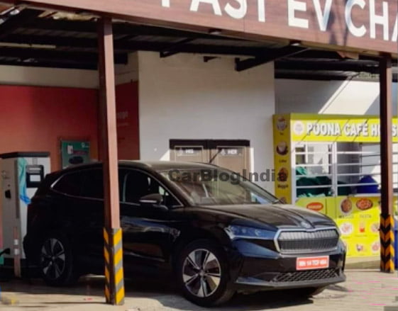 skoda enyaq iv charging india