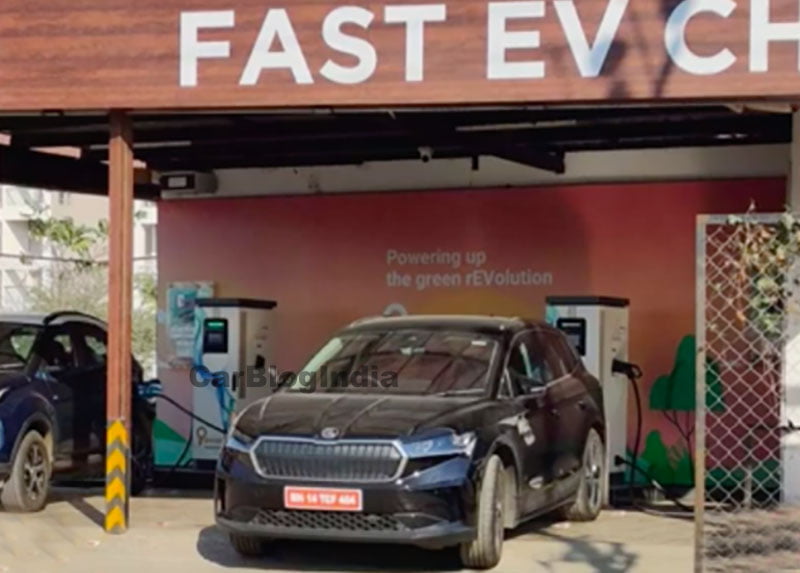 skoda enyaq iv charging india