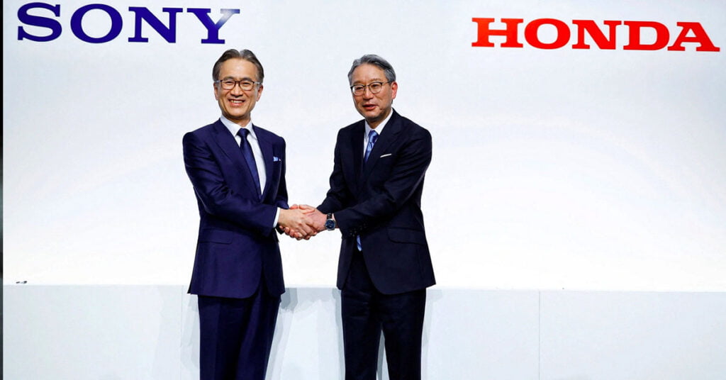 Sony Honda Electric Car Partnership