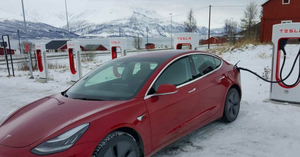 Tesla winter charging elon musk