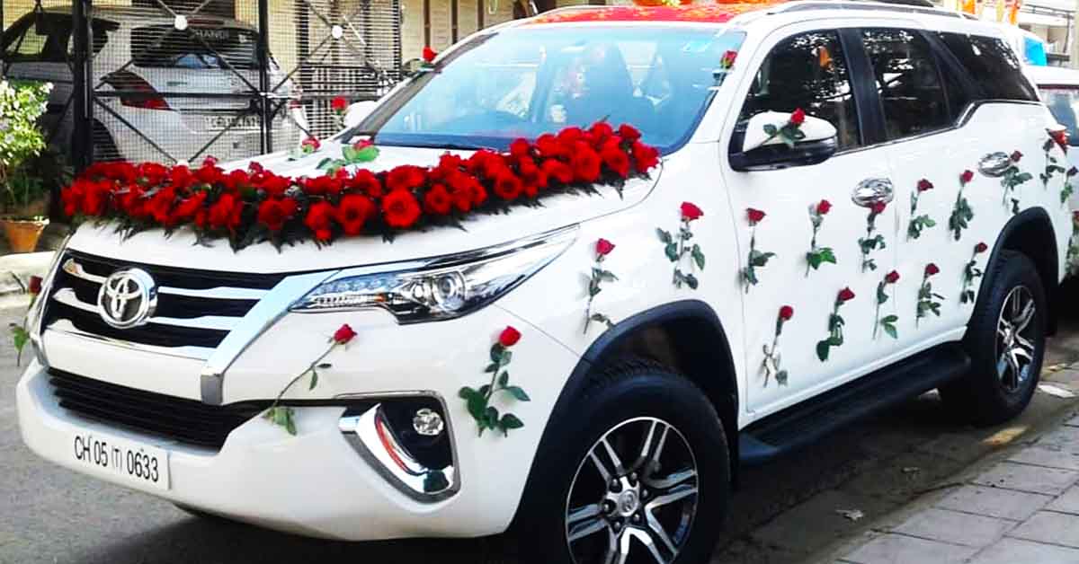 toyota fortuner wedding