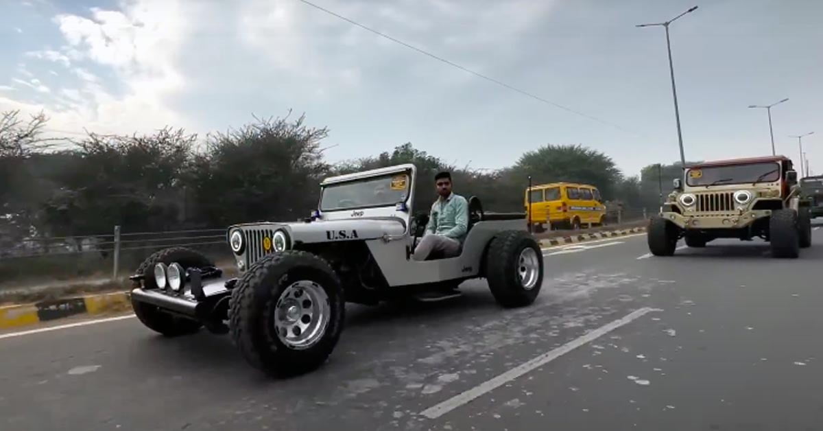 India's First Willys Jeep in Rat Rod Avatar - VIDEO