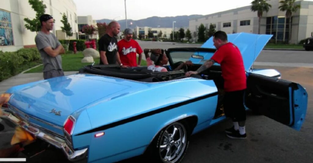 Wiz Khalifa with his 1969 Chevelle SS