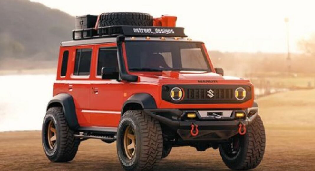 5-Door Maruti Jimny Render