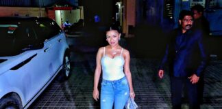 Avneet Kaur in Range Rover Velar