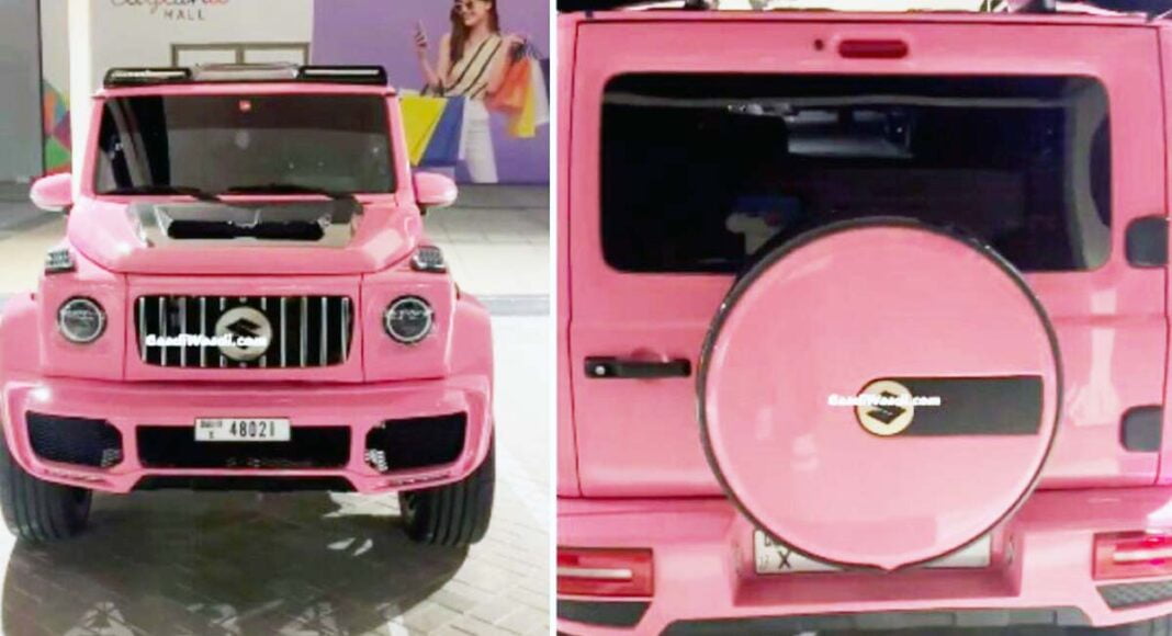 baby pink suzuki jimny dubai