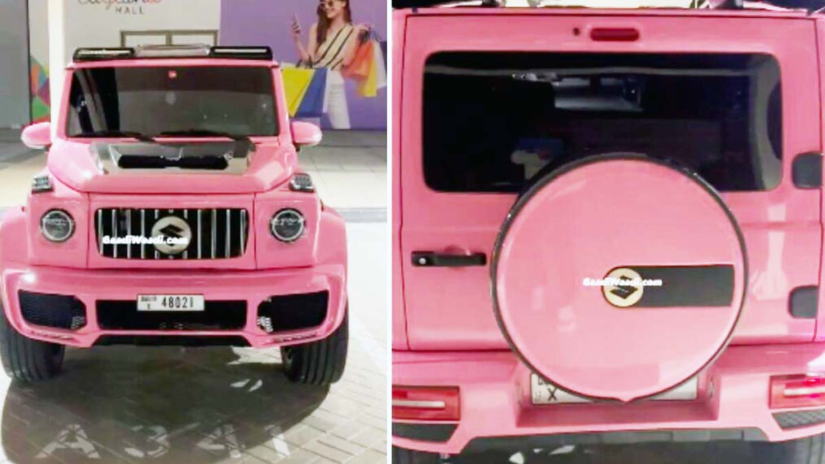 baby pink suzuki jimny dubai