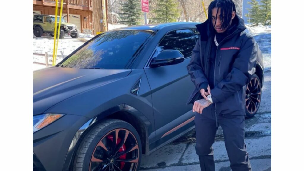 DDG with his Lamborghini Urus