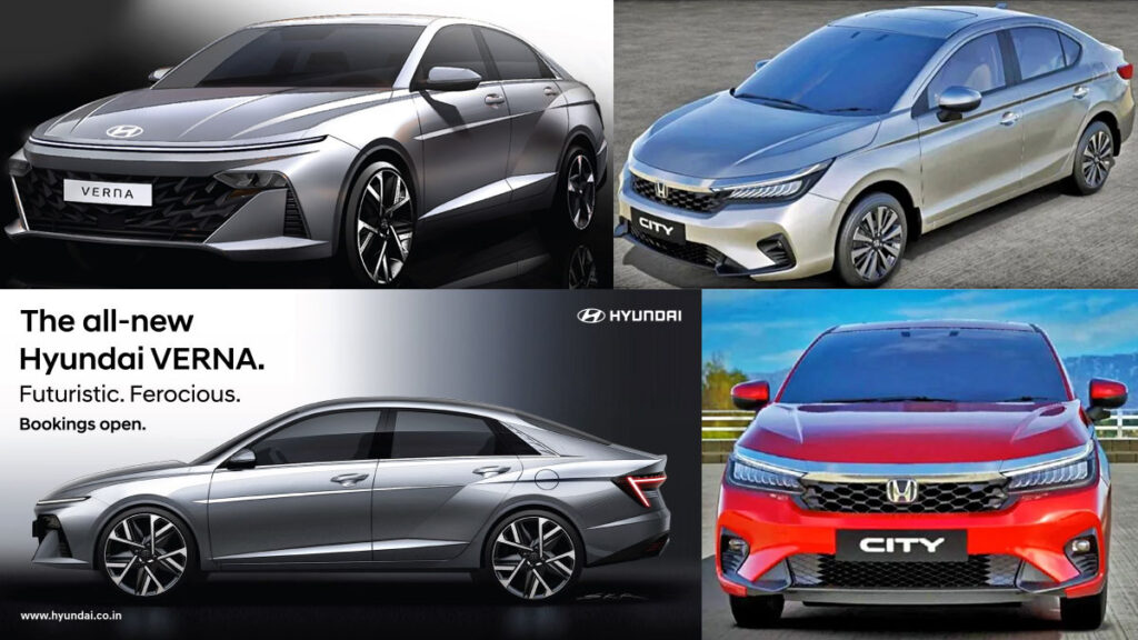 New-gen Hyundai Verna & Honda City Facelift Look Ready to Take on VW Virtus