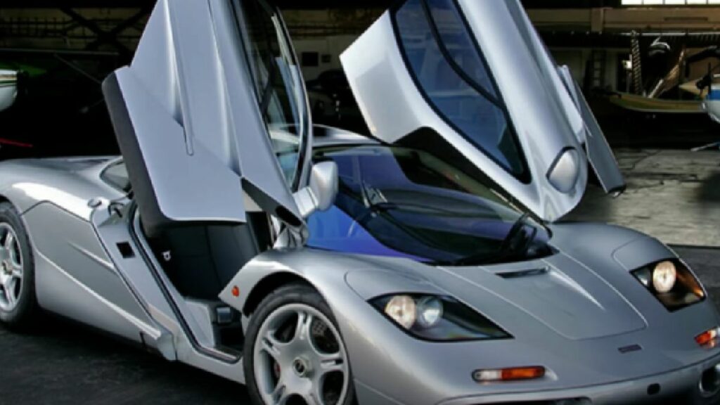 Elon Musk with his McLaren F1