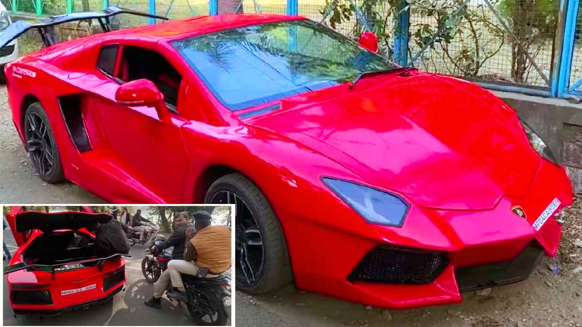 Handmade Lamborghini Aventador Replica Based on Honda Civic