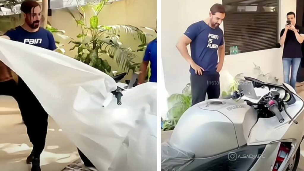 John Abraham Buys 2023 Suzuki Hayabusa