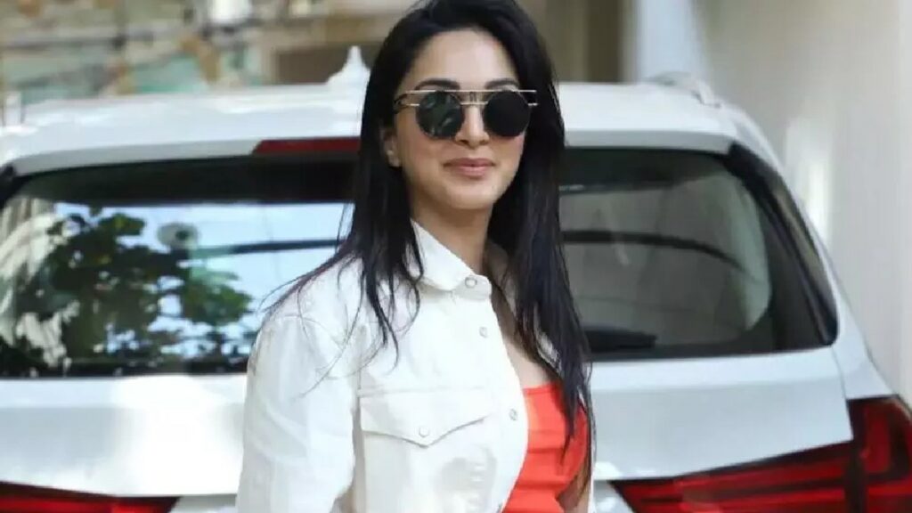 Kiara Advani with her BMW X5