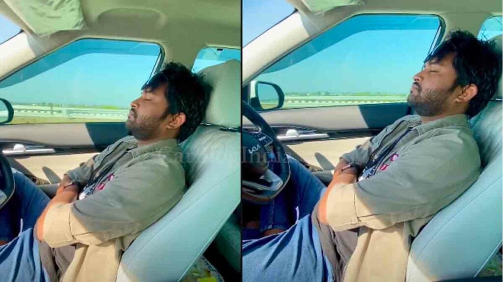 Kia Seltos driver sleeps expressway