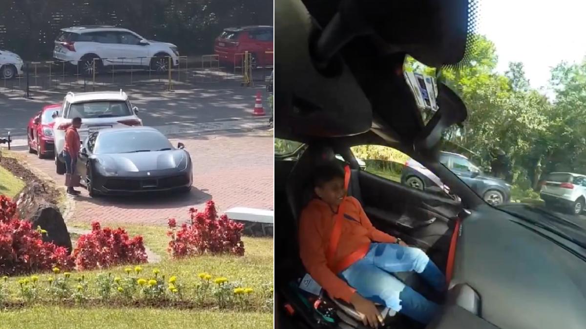 Kid's Reaction on Riding Ferrari 488 is Priceless