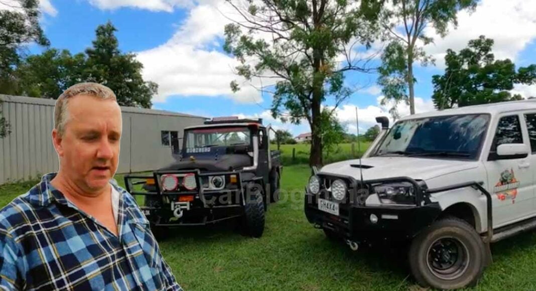 mahindra scorpio vs toyota land cruiser 1973 images