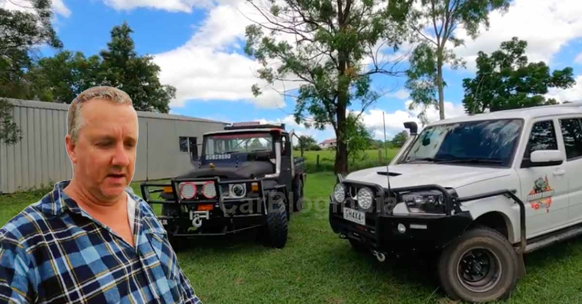 mahindra scorpio vs toyota land cruiser 1973 images