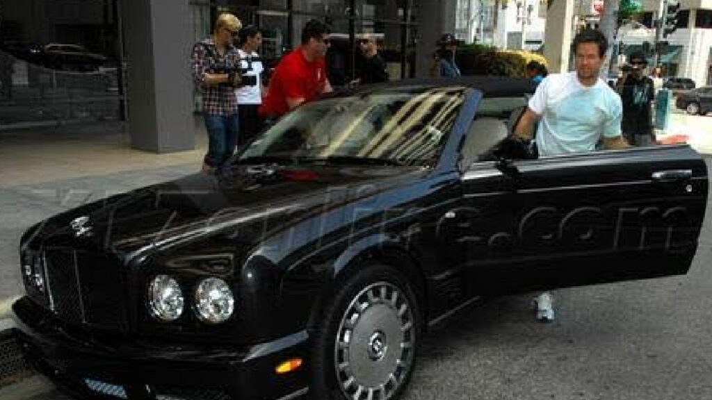 Mark Wahlberg with Bentley Azure T