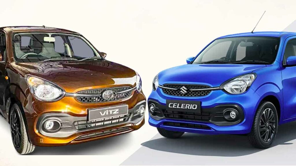 Maruti Celerio vs Toyota Vitz Comparison