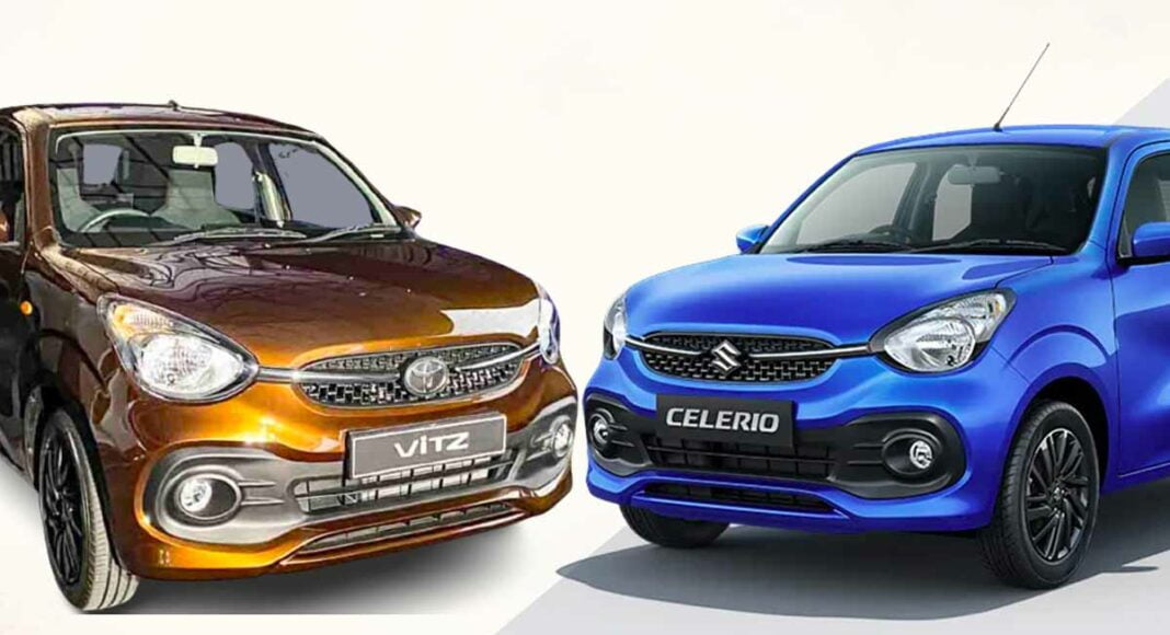 Maruti Celerio vs Toyota Vitz Comparison