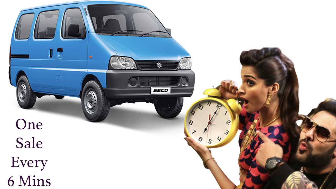 maruti ecco 1 sale every 6 mins