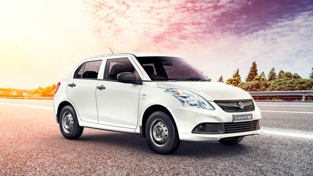 Maruti Tour S front three quarters